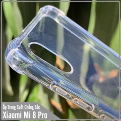 Ốp lưng Xiaomi Mi 8 Pro Trong Suốt Chống Sốc