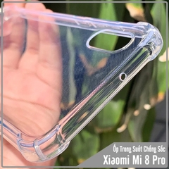 Ốp lưng Xiaomi Mi 8 Pro Trong Suốt Chống Sốc