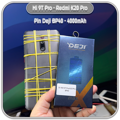 Thay pin Mi 9T Pro - Redmi K20 Pro, Deji BP40 4000mAh