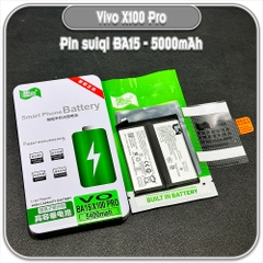 Thay pin cho Vivo X100 Pro Suiqi BA15 5000mAh