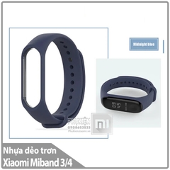 Dây cao su thay thế cho Xiaomi Miband 3/4 hãng Mijobs