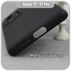 Ốp lưng TPU dẻo đen cho Xiaomi 11T - 11T Pro che Camera