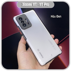 Ốp Lưng cho Xiaomi 11T - 11T Pro PC Trong Suốt Viền Màu Mỏng ,Che Camera