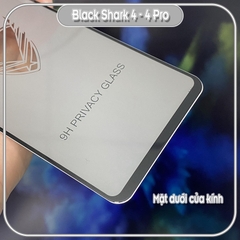 Kính cường lực cho Xiaomi Black Shark 4 / 4 Pro chống nhìn trộm full viền đen