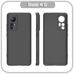 Ốp lưng cho Xiaomi Mi 12 TPU đen nhám, Che Camera