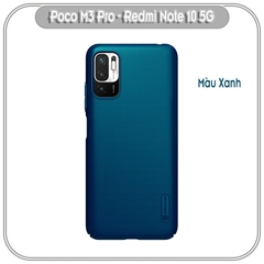 Ốp lưng cho Xiaomi Poco M3 Pro - Redmi Note 10 5G Frosted Shield nhựa PC cứng Nillkin , Vân nhám , chống vân tay.