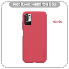 Ốp lưng cho Xiaomi Poco M3 Pro - Redmi Note 10 5G Frosted Shield nhựa PC cứng Nillkin , Vân nhám , chống vân tay.