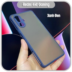 Ốp lưng cho Xiaomi Redmi K40 Gaming nhám viền màu che camera