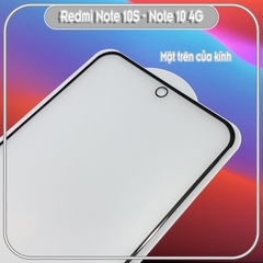 Kính cường lực cho Xiaomi Redmi Note 10S - Redmi Note 10 4G chống vân tay Full viền Đen