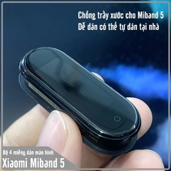 Bộ 04 miếng dán màn hình Xiaomi Miband 4/5/6 trong suốt