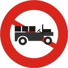 Biển số 140 “Cấm xe công nông”: để báo đường cấm công nông