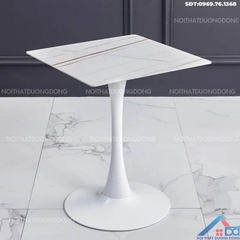 Bàn tiếp khách tulip mặt đá -BCF 33