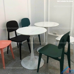 Bàn tròn mặt đá ceramic -BCF 41