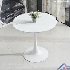 Bàn tròn màu trắng hiện đại -BCF 23
