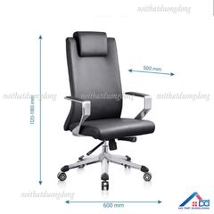 Ghế Giám Đốc da nhập khẩu lưng cao - TQ 18