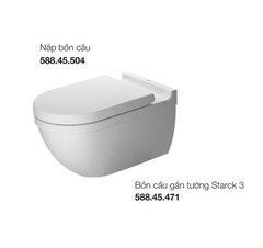 Bồn cầu treo tường Duravit Starck 3 - 588.46.403