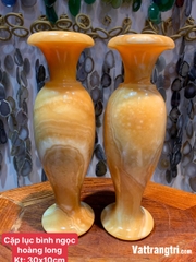 Cặp lục bình tài lộc ngọc hoàng long 30cm