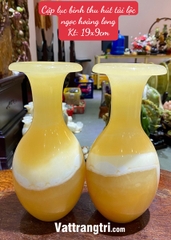 Cặp lục bình thu hút tài lộc ngọc hoàng long 19cm