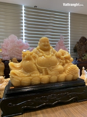 Thần tài di lặc ngọc hoàng long 58cm