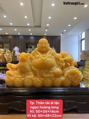 Thần tài di lặc ngọc hoàng long 60cm