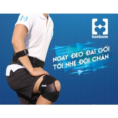Đai bảo vệ đầu gối Bonbone Thin PF Cross Belt