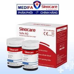 Que thử đường huyết Sinocare Safe AQ Smart (hộp 50 que)