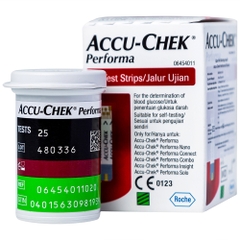 Hộp 25 que thử đường huyết ACCU-CHEK Performa