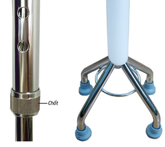 Gậy batoong 4 chân Lucass B-932 hoặc Oromi AGST0019 hoặc oromi C06