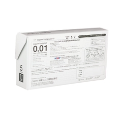 Hộp 5 chiếc bao cao su Original Sagami 0.01