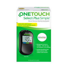 Máy đo đường huyết OneTouch Select Plus Simple (mmol/L) - chưa kèm que thử