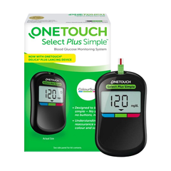 Máy đo đường huyết OneTouch Select Plus Simple (mmol/L) - chưa kèm que thử
