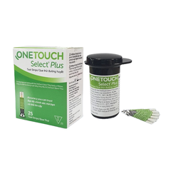 Hộp 25 que thử đường huyết OneTouch Select Plus