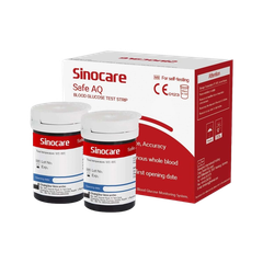 Que thử đường huyết Sinocare Safe AQ Smart (hộp 50 que)