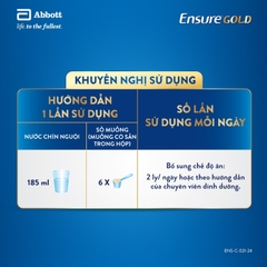 Sữa Ensure Gold hương Vani mới 380g