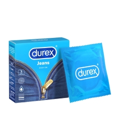 Hộp 3 chiếc bao cao su Durex Jeans