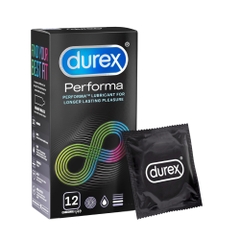 Hộp 12 chiếc bao cao su Durex Performa