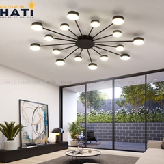 Đèn ốp decor Suki màu đen