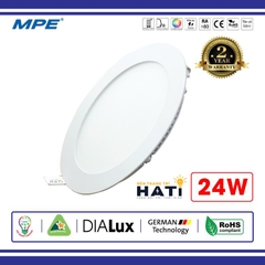 Đèn âm trần tròn siêu mỏng MPE RPL 24w