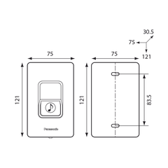 Nút chuông kín nước , Kết nối được 02 chuông EBG888