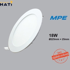 Đèn âm trần tròn siêu mỏng MPE RPL 18w