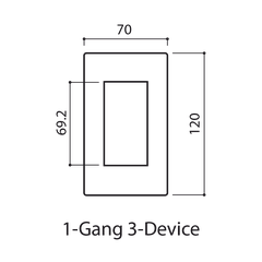 Mặt dùng cho 3 thiết bị