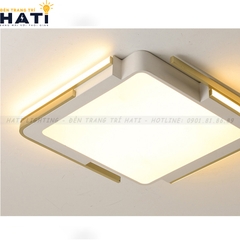 Đèn ốp trần led Lavender viền trắng