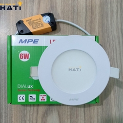 Đèn âm trần tròn siêu mỏng MPE RPL 6w