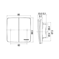 Công tắc B, 1 chiều, 2 thiết bị