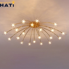 Đèn ốp chùm sao băng 21 bóng