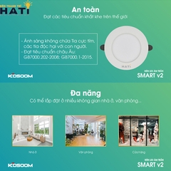 Đèn led âm trần Kosoom Smart 2, 5w-8w-12w-15w