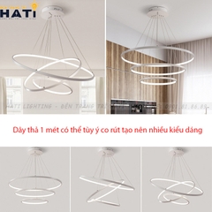 Đèn thả led Fabiola