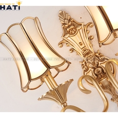 Đèn tường đồng cao cấp Rojan