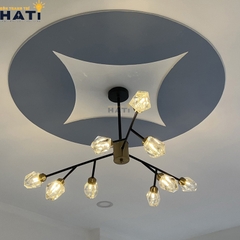 Đèn thả decor pha lê TDC199