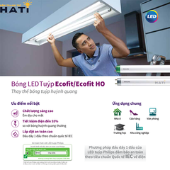 Bóng led tuýp T8 Philips Ecofit HO 0.6-1.2m